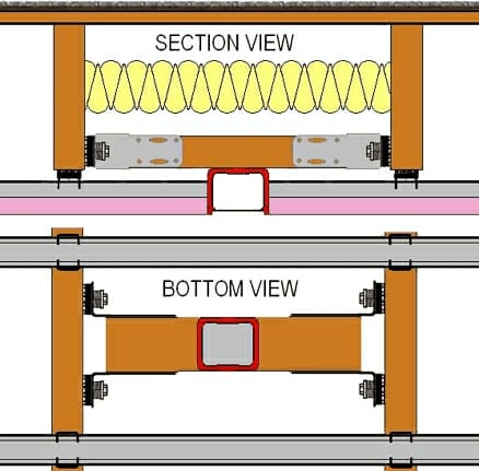144LB Ceiling Fan Electrical Box Isolation