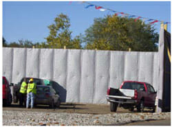 Temporary Exterior Quilted Curtains BBC-EXT-N-1 by Acoustical Surfaces